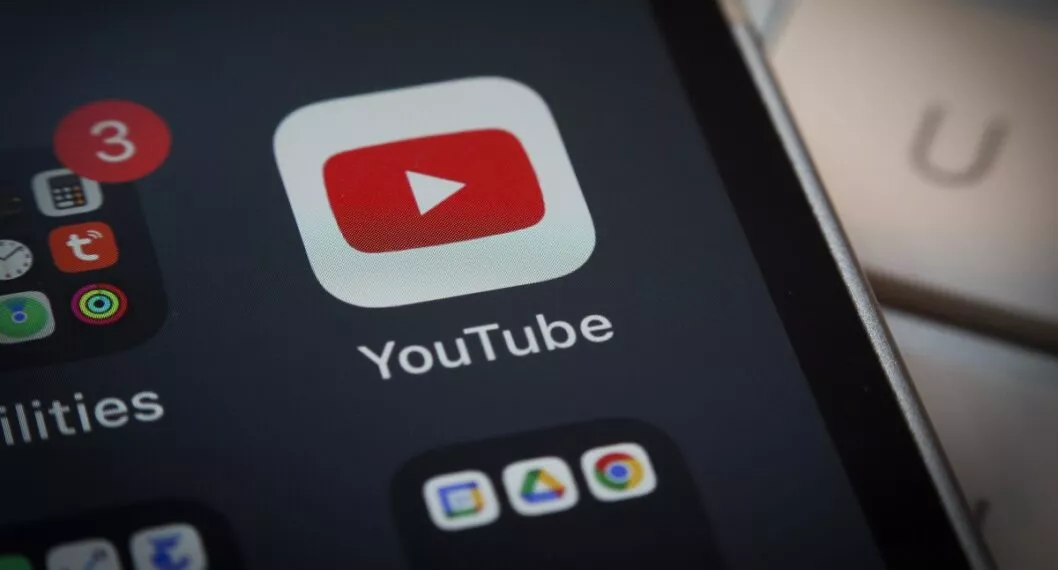 The YouTube app is seen on an iPhone mobile device in this illustration photo in Warsaw, Poland on 12 October, 2022. (Photo by STR/NurPhoto via Getty Images)