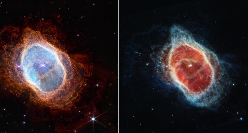 Telescopio James Webb registró dos galaxias que chocan entre sí