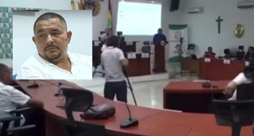 Video concejal de Barranquilla amenazado de muerte en sesión Concejo