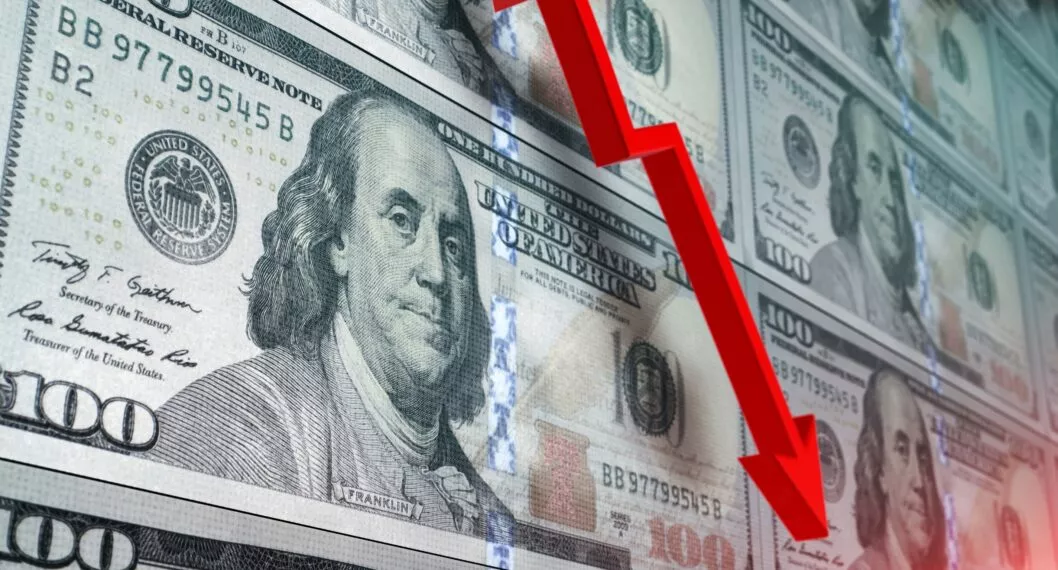 Dólar hoy en Colombia se ubica sobre 4.800 pesos y registra un bajonazo por situación en Estados Unidos, que salió de recesión.