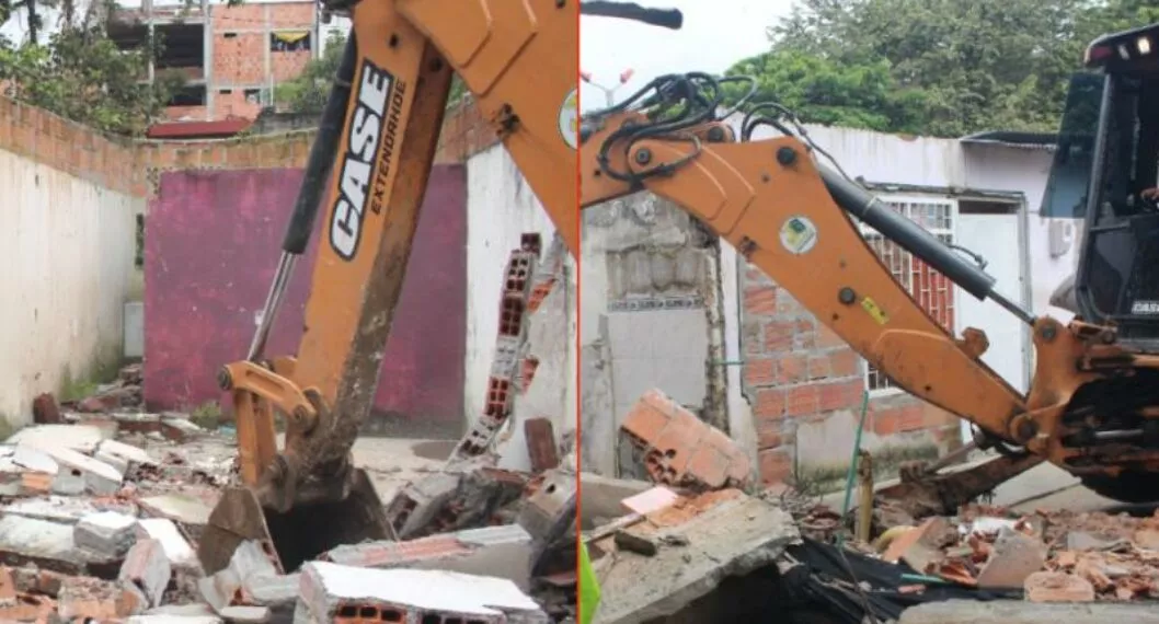 Fue demolida casa en Tolima en la que mataban robaban y vendían drogas