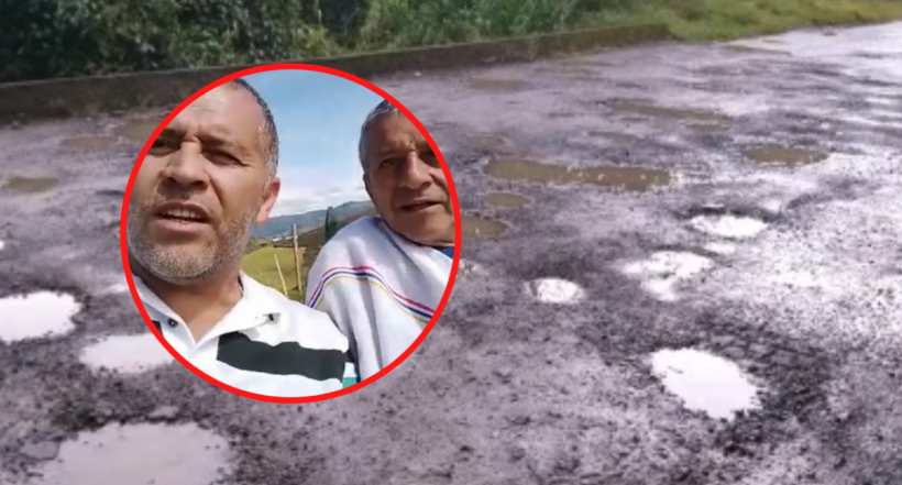 En Antioquia, ciudadanos hacen parodia en video por el mal estado de las vías del trayecto 'La Unión-Sonsón'.