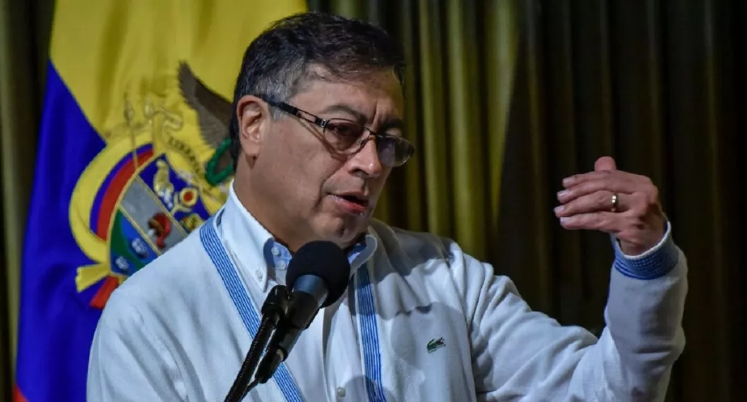 Gustavo Petro, presidente de Colombia, anunció cambios en el Ingreso Solidario. 