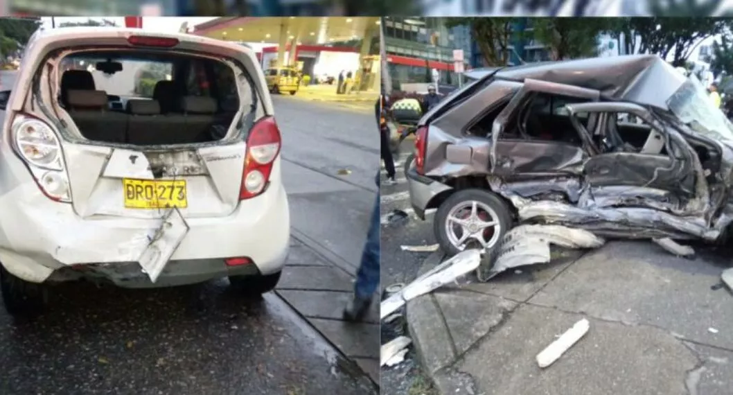 Grave accidente entre tres carros en Ibagué: revelan detalles y fotos