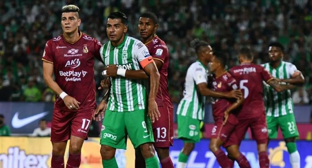 Deportes Tolima y Nacional disputaron la más reciente final de la Liga, que ganaron los 'verdolagas'.
