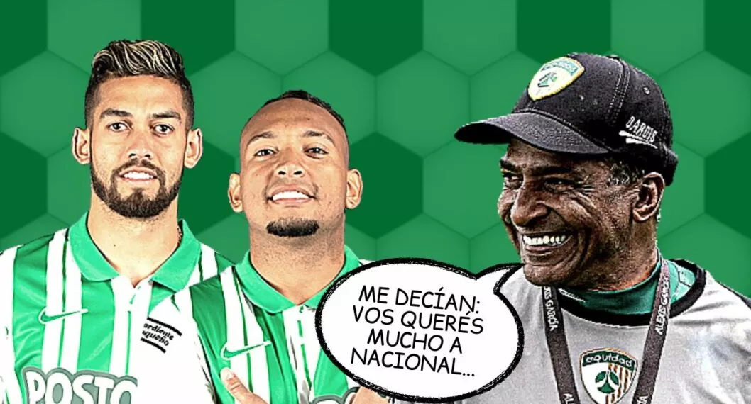 Imagen de los jugadores de Nacional, ya que Alexis García dijo que Jarlan Barrera le dijo que quería mucho al club