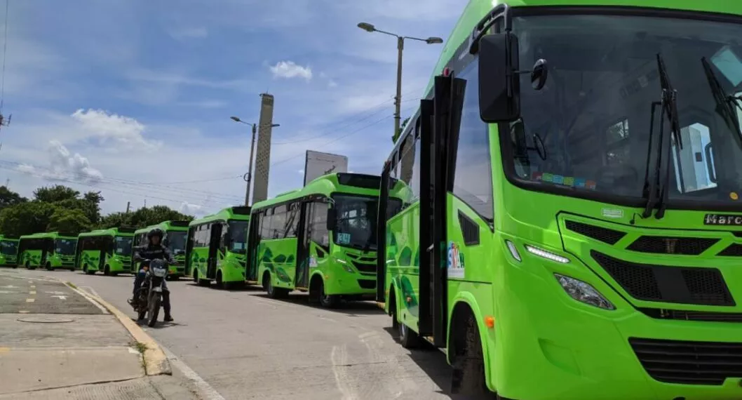 Llegaron 130 nuevos buses a Valledupar tras 12 años de espera 
