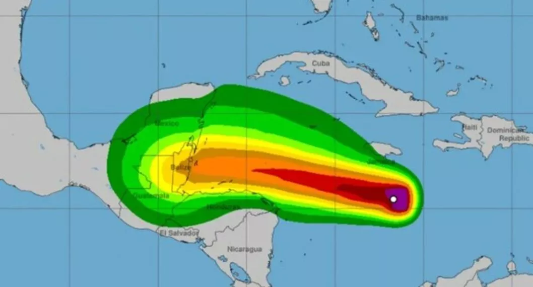 Tormenta tropical Lisa se forma sobre el mar Caribe