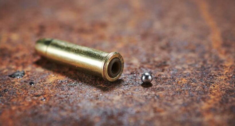 Foto de una bala de un arma a propósito del asesinato de una mujer en Sincelejo, Sucre