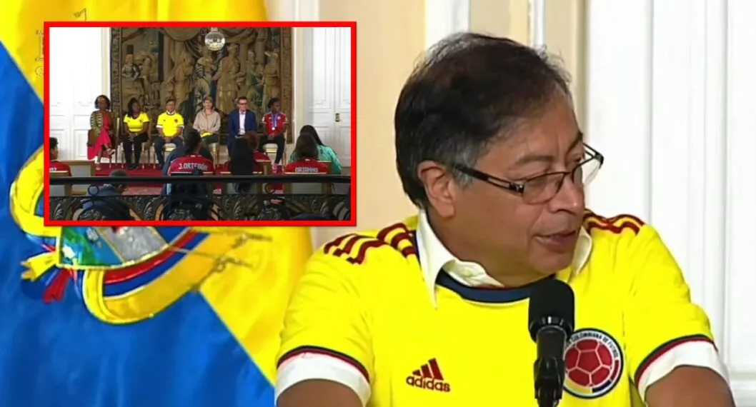 Verónica Alcocer y María Isabel Urrutia no usaron la camiseta de la Selección Colombia en el evento que la Casa de Nariño.