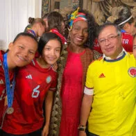 El presidente Gustavo Petro recibió a las jugadoras de la Selección Colombia Femenina en la Casa de Nariño para agradecerles por su actuación en el Mundial