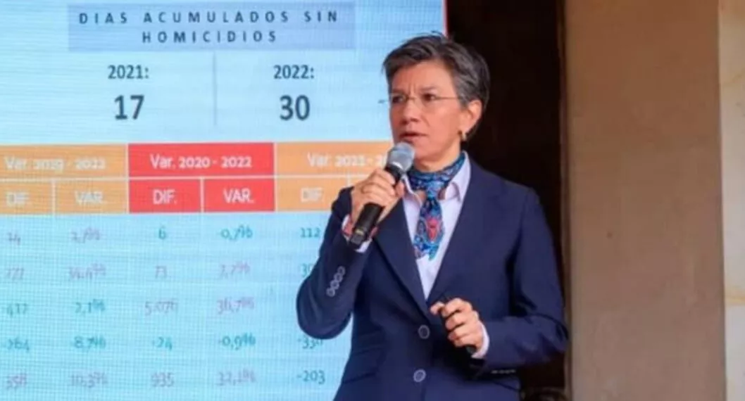 Claudia López pidió que se aplique la ley para que delincuentes no queden libres fácil por robar en Bogotá. 