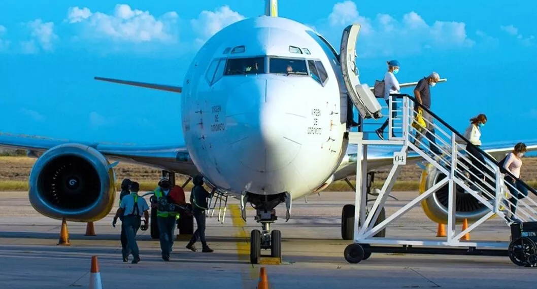 Avión de Turpial para vuelo entre Colombia y Venezuela.