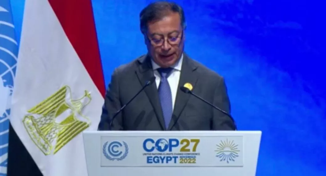 Apocalíptico discurso de Petro en la COP27; da decálogo para superar crisis climática