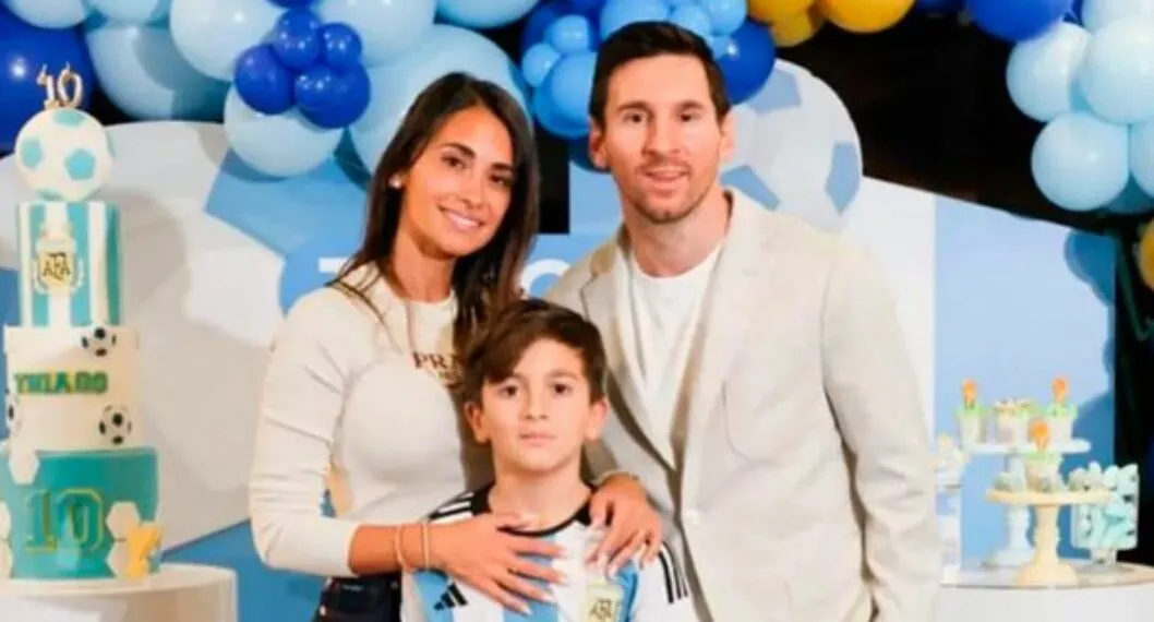 Thiago, el hijo mayor de Messi celebró sus 10 años al estilo gaucho