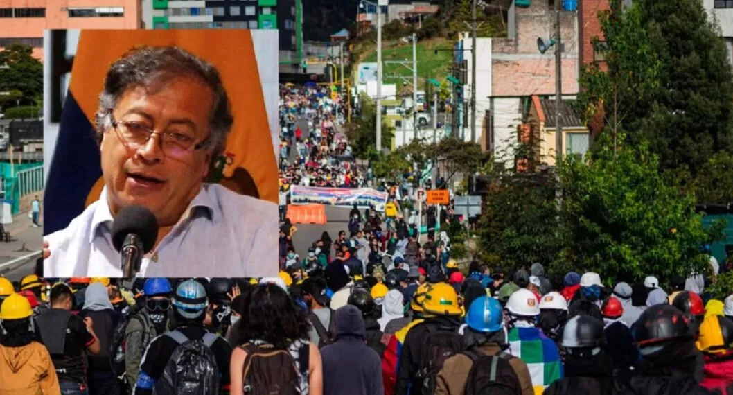 Anuncian tres días de protestas en Bogotá por reformas de Gustavo Petro