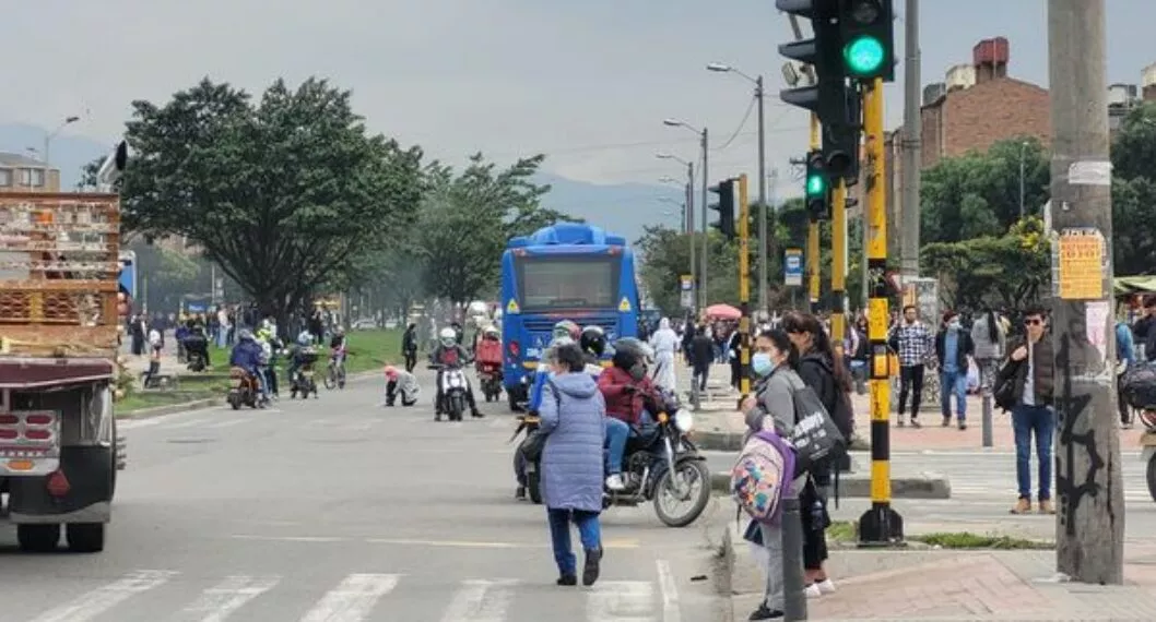 Protestas en Bogotá: se presentan bloqueos en dos puntos del sur de la ciudad