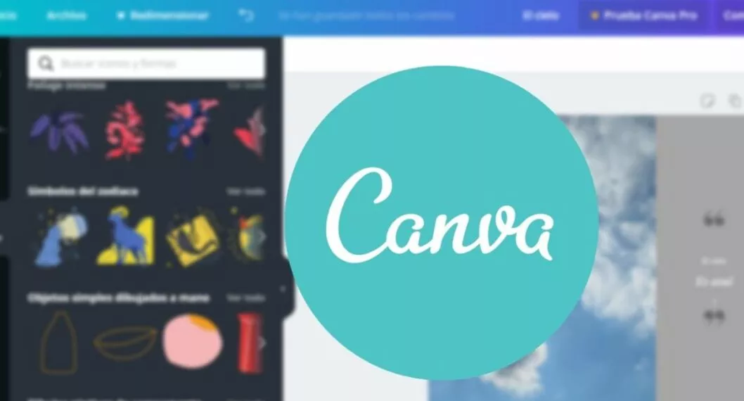 Imagen de la aplicación de diseño Canva