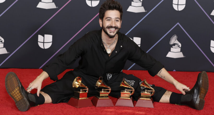 Camilo en los Latin Grammy. en nota sobre cuánto vale ir al evento