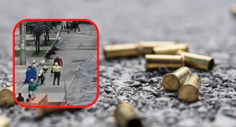 Balacera en Bogotá hoy: sicarios mataron a dos personas en el barrio Mazurén y dejaron botado un fusil en plena calle.