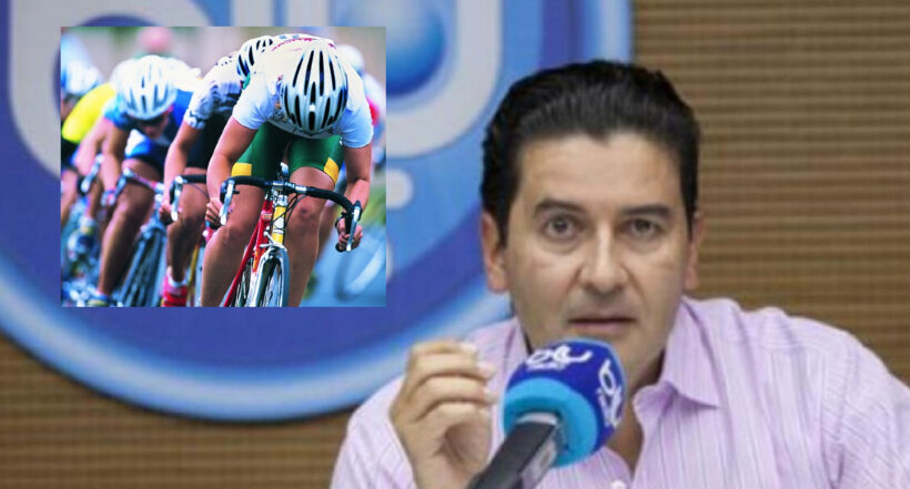 Néstor Morales a ciclistas que iban a La Calera tras derrumbe allá