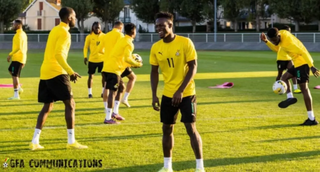 Selección de Ghana olvidó camisetas de jugadores para el Mundial de Qatar 2022.