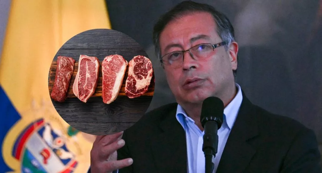 Gustavo Petro aseguró que el precio de la carne en Colombia tiene que ver con un oligopolio y anuncia medida para que baje.