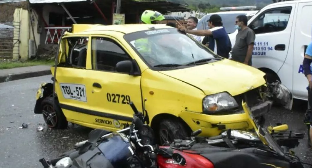 Accidente de tránsito en Ibagué