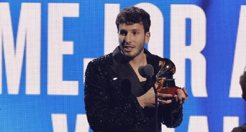 Sebastián Yatra, en los Latin Grammy. 