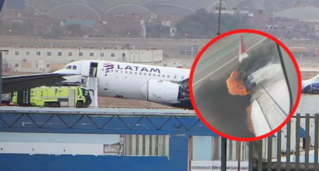 Avión de Latam se estrelló en pleno despegue en el aeropuerto de Lima, Perú, y uno de los pasajeros reveló cómo se salvaron de morir.