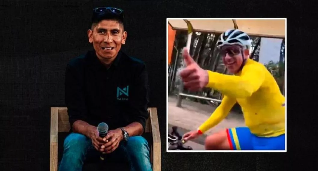 Nairo Quintana sorprendió a ciclista aficionado y le dio consejos para subir