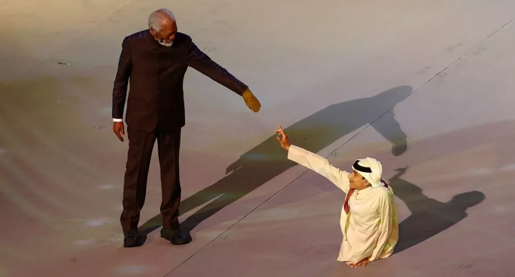 Morgan Freeman, en la inauguración del Mundial Qatar 2022 con mensaje de unión