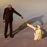 Morgan Freeman, en la inauguración del Mundial Qatar 2022 con mensaje de unión