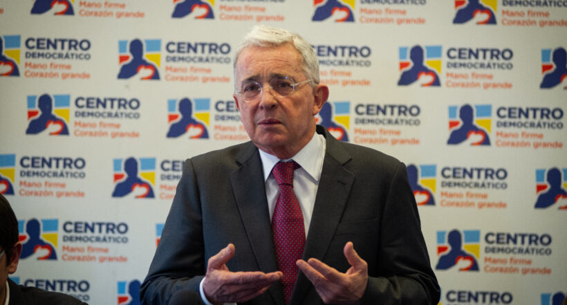 Álvaro Uribe manifestó sus preocupaciones y miedos de los diálogos con el Eln.