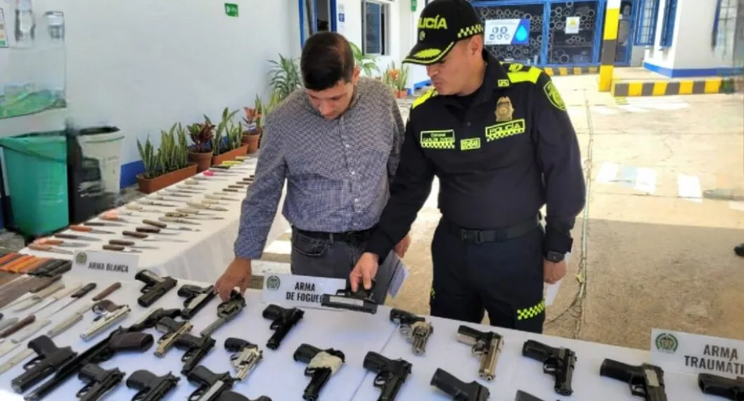 En lo que va corrido del 2022, la Policía de Ibagué ha incautado 306 armas traumáticas.