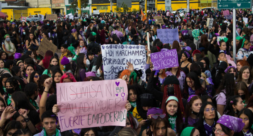 Feministas marcharán este viernes 25 de noviembre contra la violencia de género.