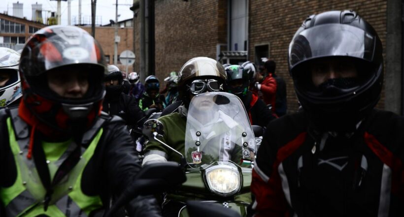 Puntos de concentración de motociclistas para protestas en Bogotá y otras ciudades por los problemas que hay con el Soat.