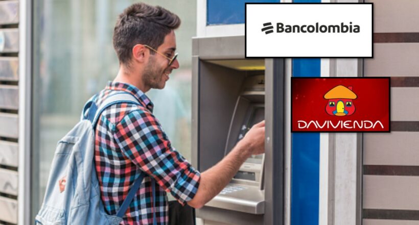 Bancolombia, Davivienda, BVVA, Banco de Bogotá y otros bancos que prestan dinero sin tarjeta débito o crédito.