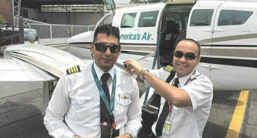 Imagen del piloto que murió en accidente aéreo en Medellín