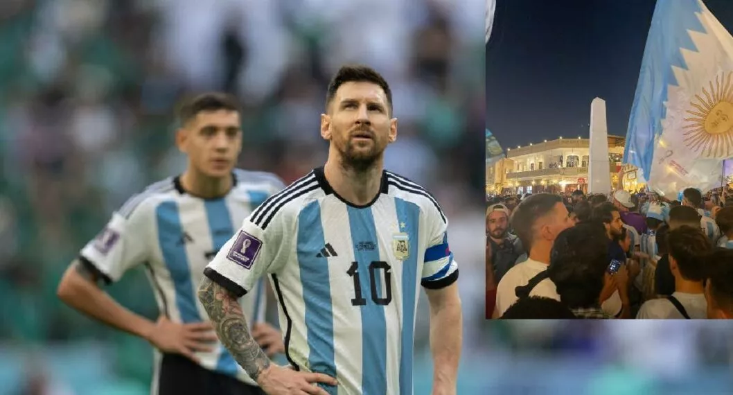 Foto de Lionel Messi que revela banderazo de sus hinchas en Qatar 2022