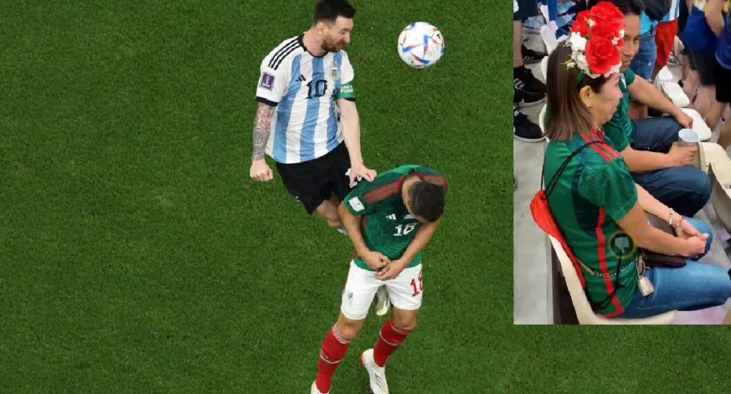 Foto de partido México vs. Argentina en Qatar 2022