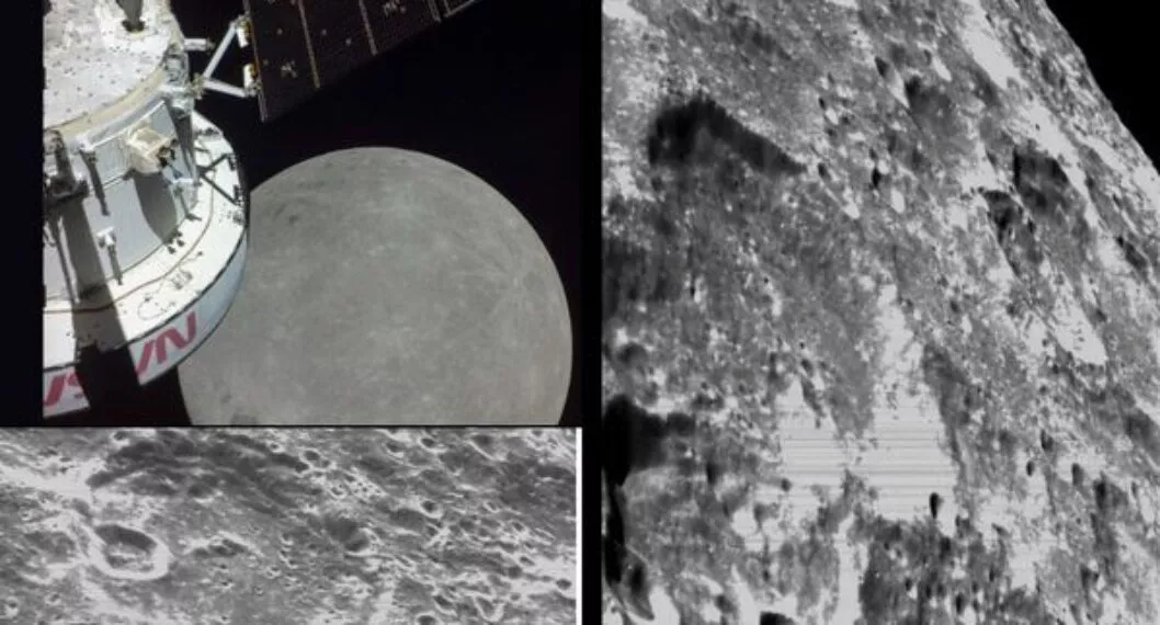 Estas son las mejores imágenes de la Luna tomadas por la nave Orion, de la Nasa