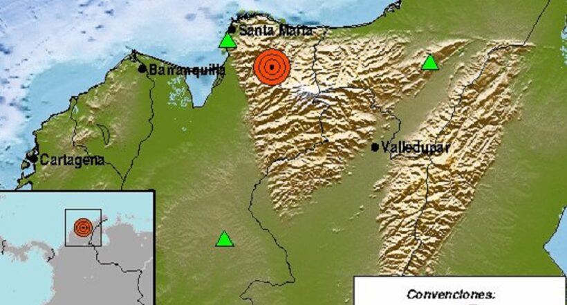 Temblor en Colombia hoy 26 de noviembre en Antioquia, de magnitud 4.3