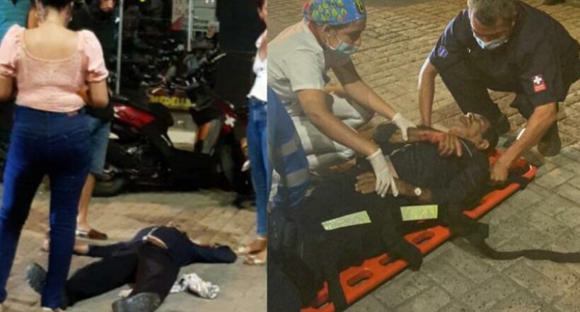 Hombre caminaba tan borracho que se cayó y fue hospitalizado en el Tolima