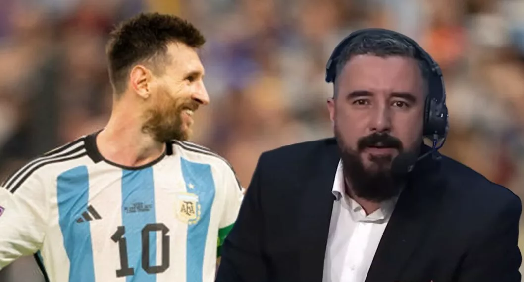Periodista mexicano Álvaro Morales que le decía a Messi pecho frío.