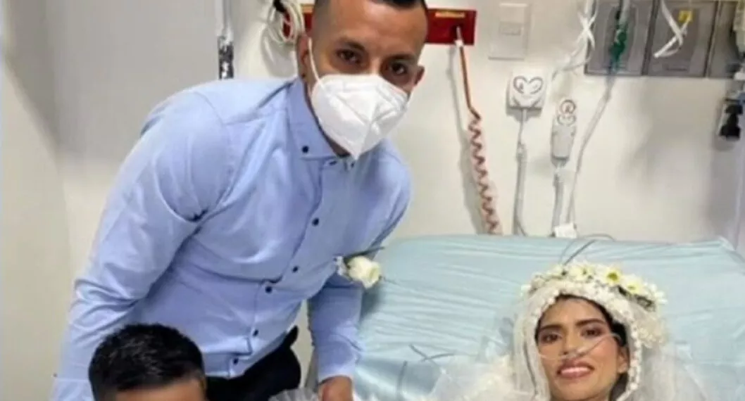 Murió la esposa del futbolista colombiano que se casó con ella en un hospital. La joven padecía de un cáncer. 