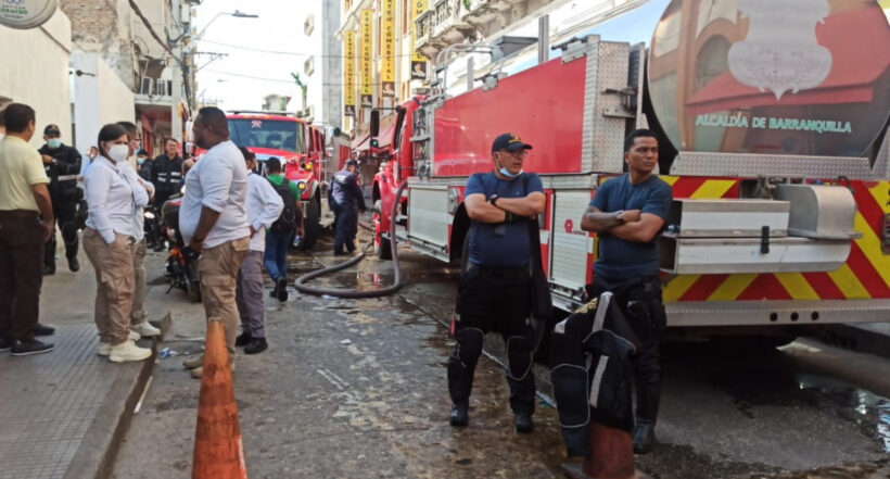 Este lunes se registró un conato de incendio en la Alcaldía de Barranquilla, lo que impidió que los trabajadores iniciaran sus labores. 