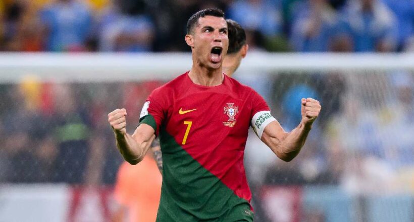 Foto de Cristiano Ronaldo, en nota de gol de Cristiano Ronaldo ante Uruguay en Qatar 2022 causó ridículo, según memes