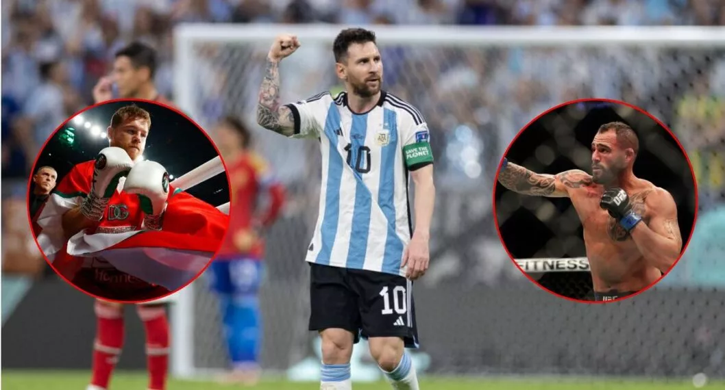 Messi: peleador argentino retó a Canelo Alvarez para defenderlo
