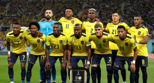 Imagen de la Selección de Ecuador que quedó eliminada